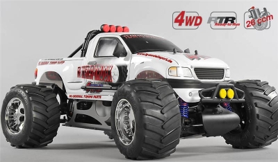 FG Stadium Truck WB 535, 4WD, RTR, bílá karoserie