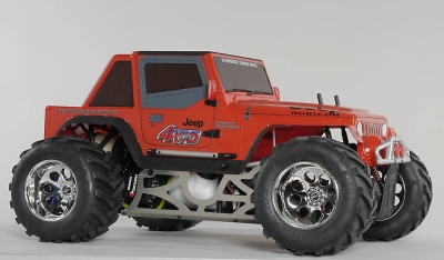 FG Monster Jeep 4WD, RTR, red body