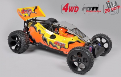 FG Buggy WB 535, 4WD, RTR, lakovaná karoserie karoserie