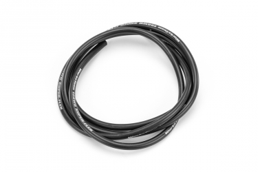 3.3mm /12awg Powerwire black (1.0m)