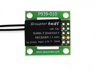 Receiver SUMD+T 2 Ant. GR-12L HoTT PCB