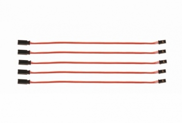 Prodlužovací kabel 150mm JR 0,3qmm silný, zlacené kontakty, 5ks. (PVC)
