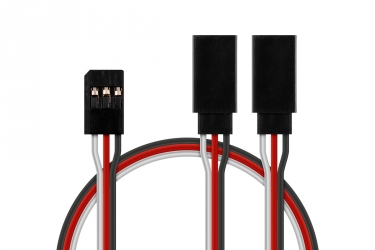 15cm Y Extension Leads With Futaba/KO PROPO(New Plug) Connector
